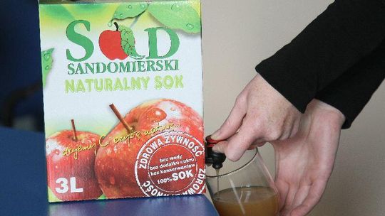 Ekologiczny sok z sandomierskich sadów podbije rynek zdrowej żywności 