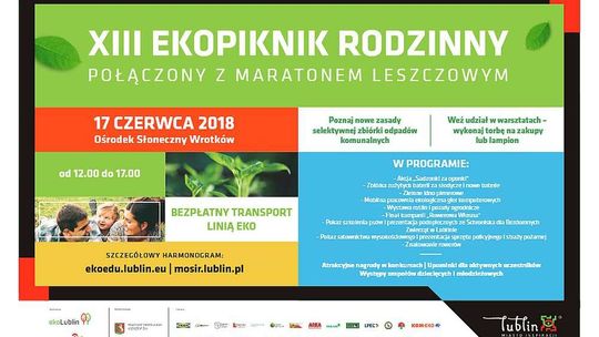 Ekopiknik 2018 nad Zalewem Zemborzyckim