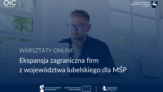 Ekspansja zagraniczna firm z województwa lubelskiego – bezpłatne szkolenia online dla MŚP