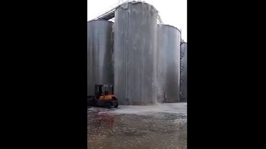 Eksplozja silosu z prosecco. 30 tys. litrów wina w kanał [wideo]