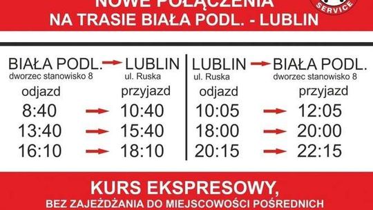 Ekspresowo z Białej Podlaskiej do Lublina