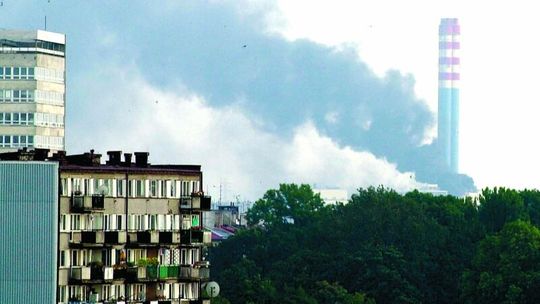 Elektrociepłownia w płomieniach
