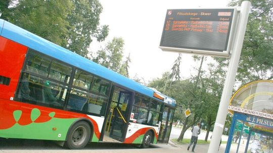 Elektroniczne tablice na przystanakch w Puławach