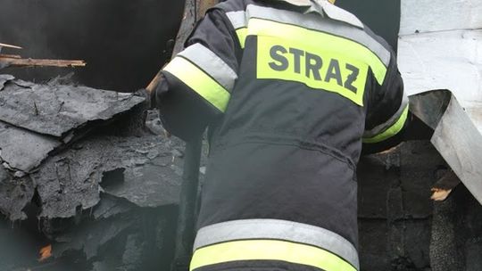 Elizówka: Pożar na poddaszu domu jednorodzinnego, duże straty