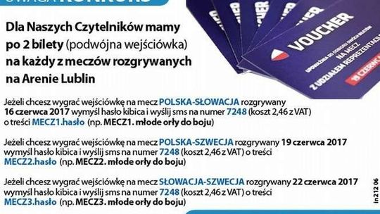 Euro 2017 w Lublinie. Wygraj bilet na mecze na Arenie Lublin [ROZSTRZYGNIĘCIE KONKURSU]