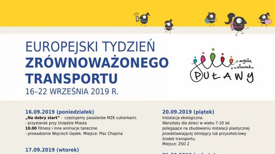 Europejski Tydzień Zrównoważonego Transportu w Puławach