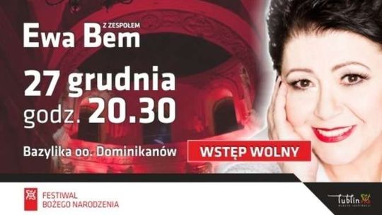 Ewa Bem w Lublinie. Koncert kolęd u Dominikanów