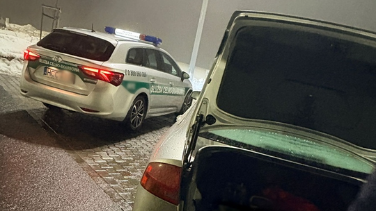 Fałszywe tablice, włamanie i kradzież. „Wpadli” na MOP-ie pod Lublinem