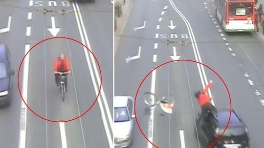 Fatalny wypadek na Lubartowskiej. Moment zderzenia nagrała kamera (wideo)