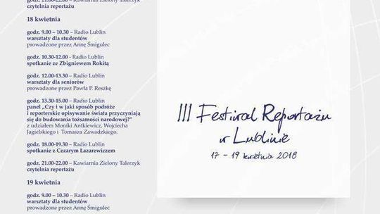 Festiwal reportażu w Lublinie: Jagielski, Łazarewicz, Kuźniak, Reszka