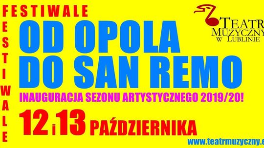 "Festiwale, festiwale Od Opola do San Remo" w Teatrze Muzycznym