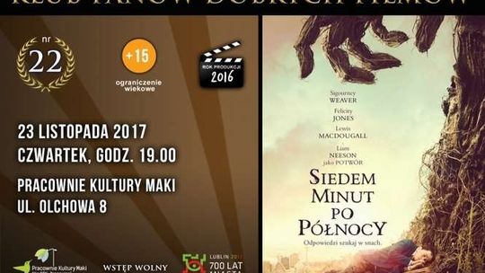 Film "Siedem minut po północy" w Pracowniach Kultury Maki