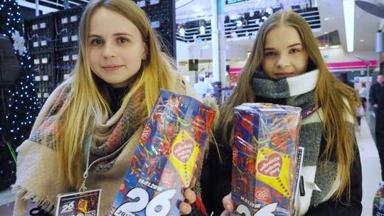 Finał WOŚP 2018 w Lublinie: Wolontariusze w galeriach Olimp i Felicity [zdjęcia]