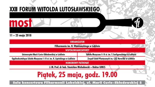 Finałowy koncert XXII Forum Lutosławskiego
