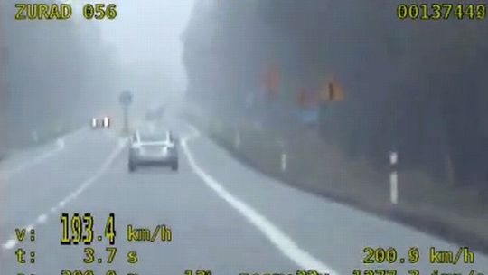 Firlej: Pirat drogowy jechał 200 km/h (wideo)