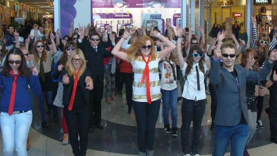 Flashmob \"Psy - Gangnam Style\" w Zamościu