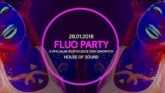 Fluo Party na rozpoczęcie ferii w House of Sound