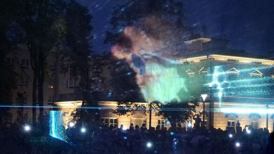Fontanna na pl. Litewskim w Lublinie. Wrzesień 2018