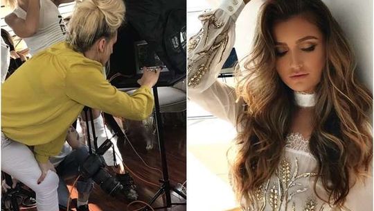 Fotografka z Lublina na sesji z Joanną Krupą i jej siostrą Martą Andretti