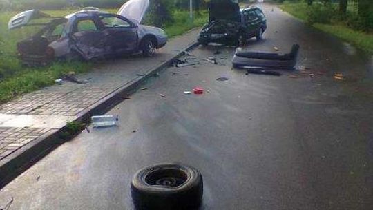 Franciszków: Wypadek z udziałem dwóch samochodów