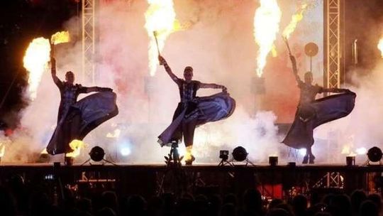 Gala Fireshow na placu Litewskim