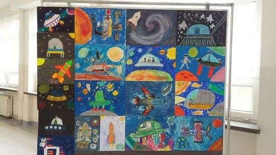 Galaktyka u Kopernika. Konkurs szkolny w SP 4 w Puławach