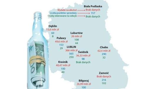 Gdzie w Lubelskiem piją najwięcej? Przepijamy miliony, choć sklepów monopolowych ubywa