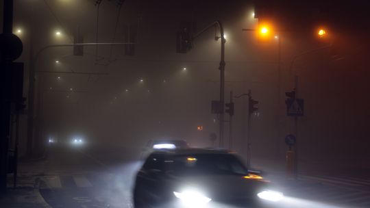 Gęste mgły w województwie lubelskim