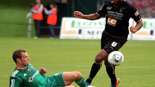 GKS Katowice - GKS Bogdanka 1:0, pierwsza porażka \"zielono-czarnych\"