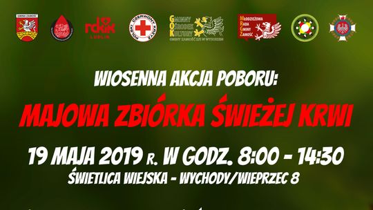 Gmina Zamość: Majowa Zbiórka Świeżej Krwi