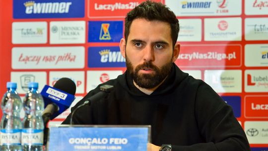 Goncalo Feio (Motor Lublin): Chciałbym grać baraże u siebie, ale do Kołobrzegu jedziemy pełni optymizmu