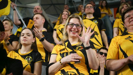 Gorąca atmosfera na trybunach, Bogdanka LUK przegrała z Projektem Warszawa [zdjęcia kibiców]