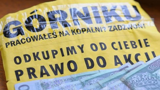 Górnicy stracili 1,7 mln zł na akcjach spółek górniczych. Podejrzany to biznesmen z Białej Podlaskiej 