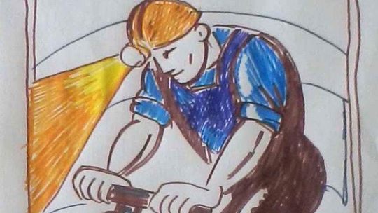 Górnik na ścianie szkoły