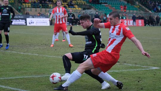 Górnik – Resovia 1:0. Bramka ze specjalną dedykacją [zdjęcia]