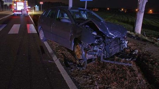 Grabowiec: 18-latek wymusił pierwszeństwo na skrzyżowaniu