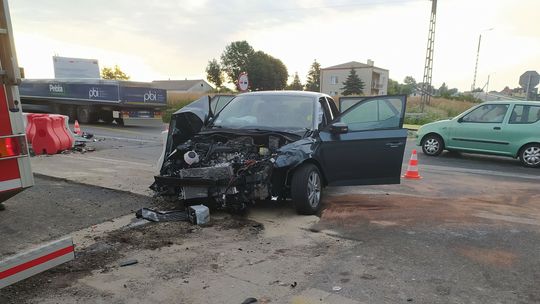Groźny wypadek w powiecie lubelskim. Jest wahadło na drodze