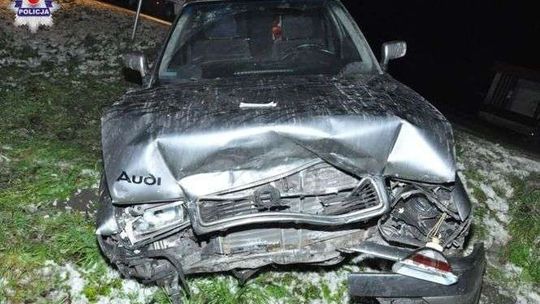 Groźny wypadek w Rykach. 51-latka wymusiła pierwszeństwo