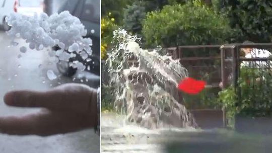 Gwałtowne burze przeszły nad woj. lubelskim. Łuków po ulewie (wideo)