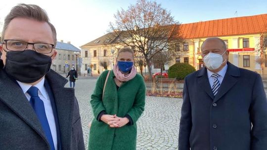 Haidar buduje struktury Inicjatywy Polskiej w Białej Podlaskiej. Ze współpracownikami prezydenta