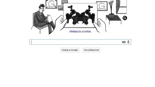 Hermann Rorschach. Google pokazuje kontrowersyjny test plam atramentowych
