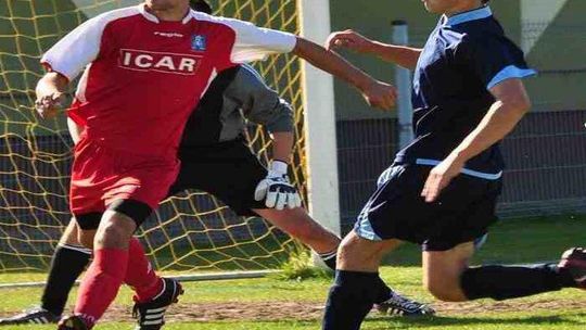 Hetman Żółkiewka - Chełmianka II 9:1, hat-trick Barana