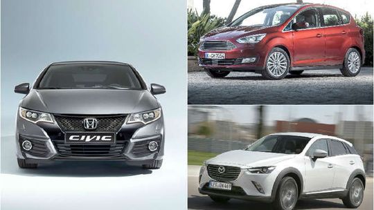 Honda civic, mazda CX-3, ford C-Max. Trzy premiery – wiele możliwości