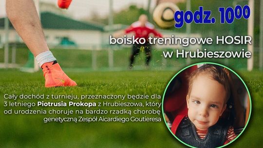 Hrubieszów. Charytatywnie na boisku. Piłkarski turniej dla Piotrusia