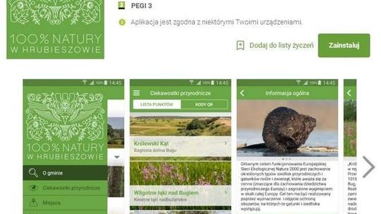 Hrubieszów ma swoją aplikację mobilną: 100% Natury
