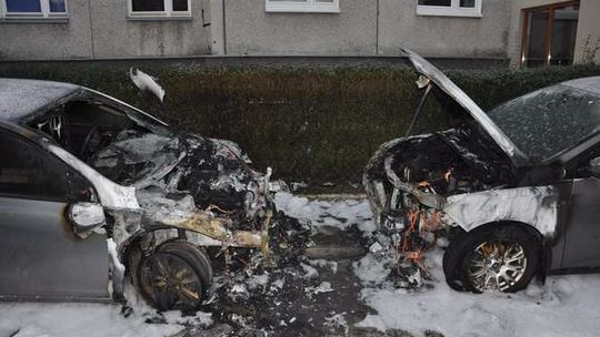 Hrubieszów: Spłonęły dwa samochody