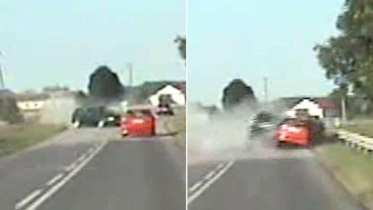 Husynne: Moment wypadku nagrała kamera (wideo)