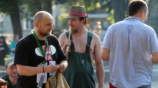 Hydrozagadka - happening na pl. Litewskim (zdjęcia)