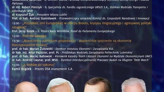  I Studenckie Forum Biznesu na KUL. Wśród gości Jerzy Buzek