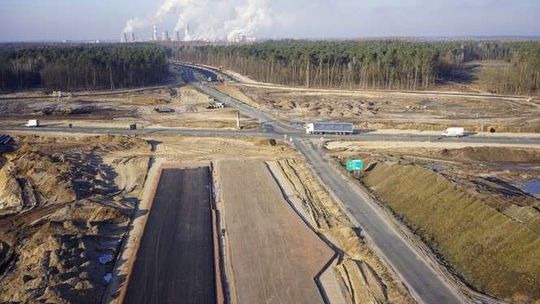 II etap obwodnicy Puław z lotu ptaka. Budowa bez zimowej przerwy